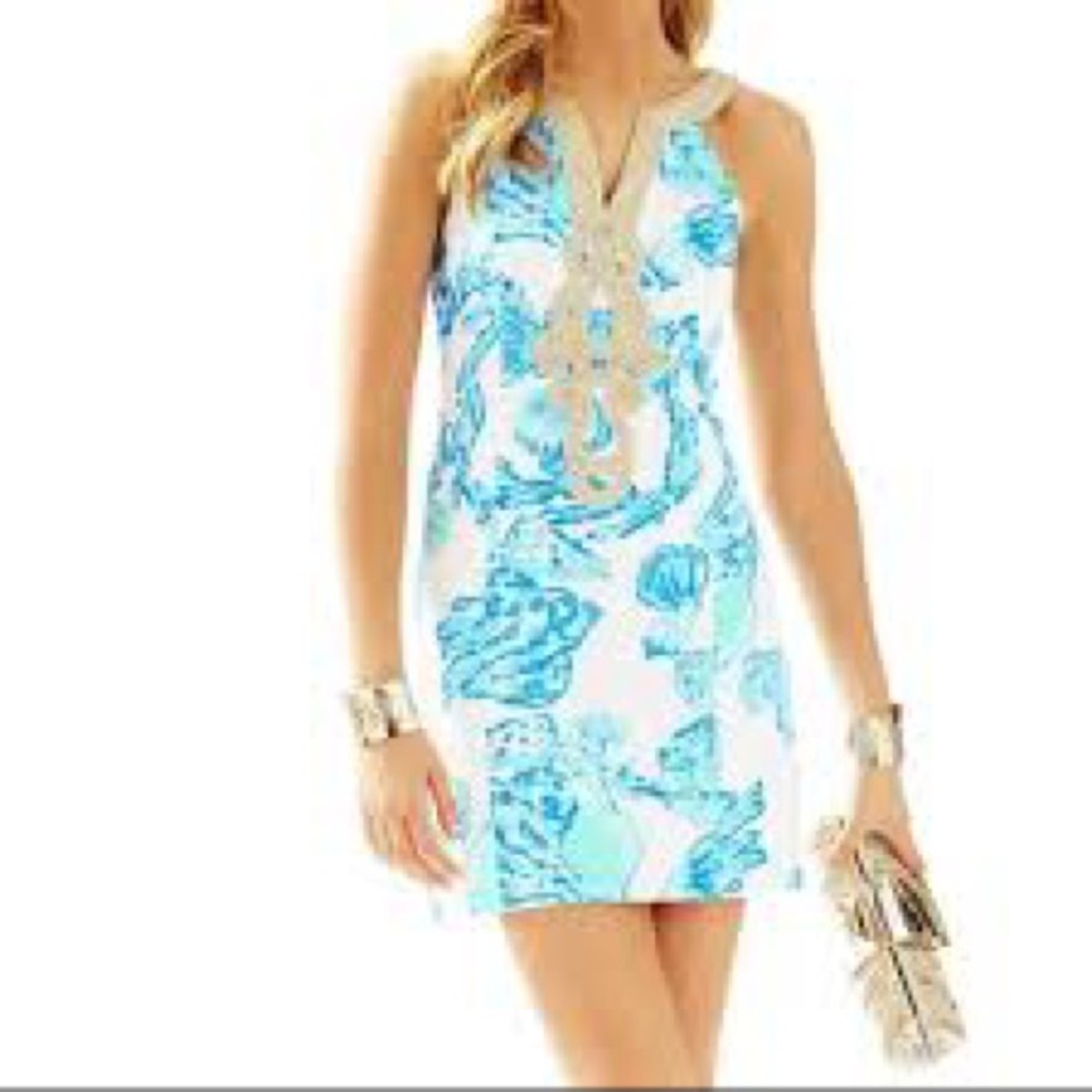 NWT Lilly Pulitzer Emery Shift, Barefoot Princess Size 2